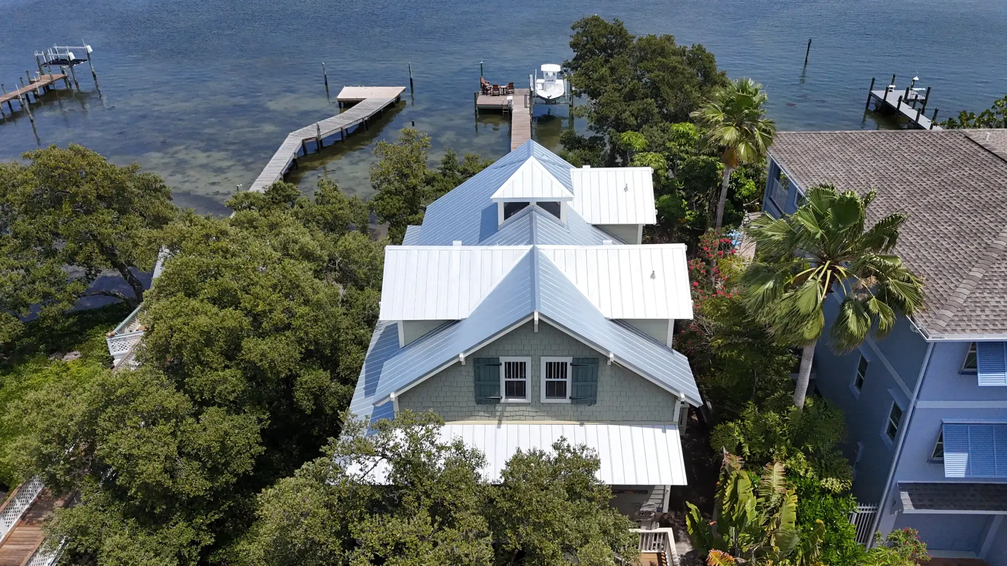 5V Crimp Metal Roof Replacement in Bradenton Beach